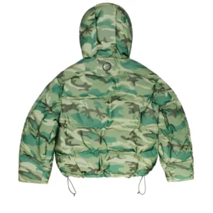 Broken Planet Reflective Star Camo Puffer Jacket