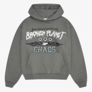 Broken Planet Hoodie Dark Grey