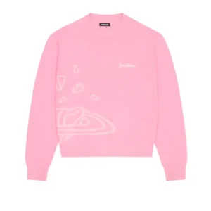 Broken Planet Knit Sweater Pink