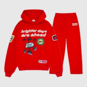 Broken Planet Tracksuit Red